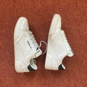 Adidas white continental 80s
